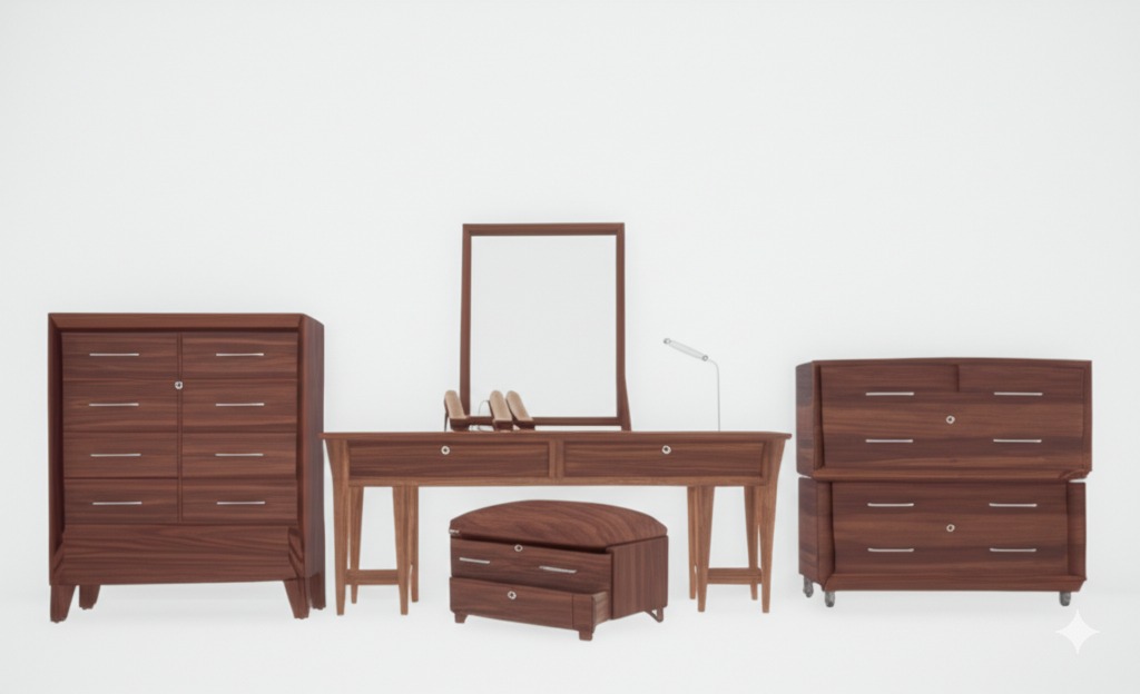 Modern Chester 5 Drawer