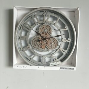 Wall Clock with Moving Gears 2