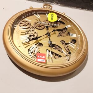 Wall Clock with Moving Gears 6