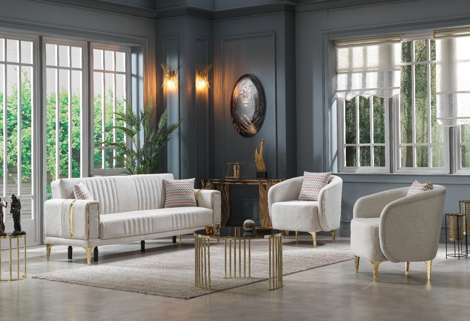 Sofa 5 Seater 1-001-1