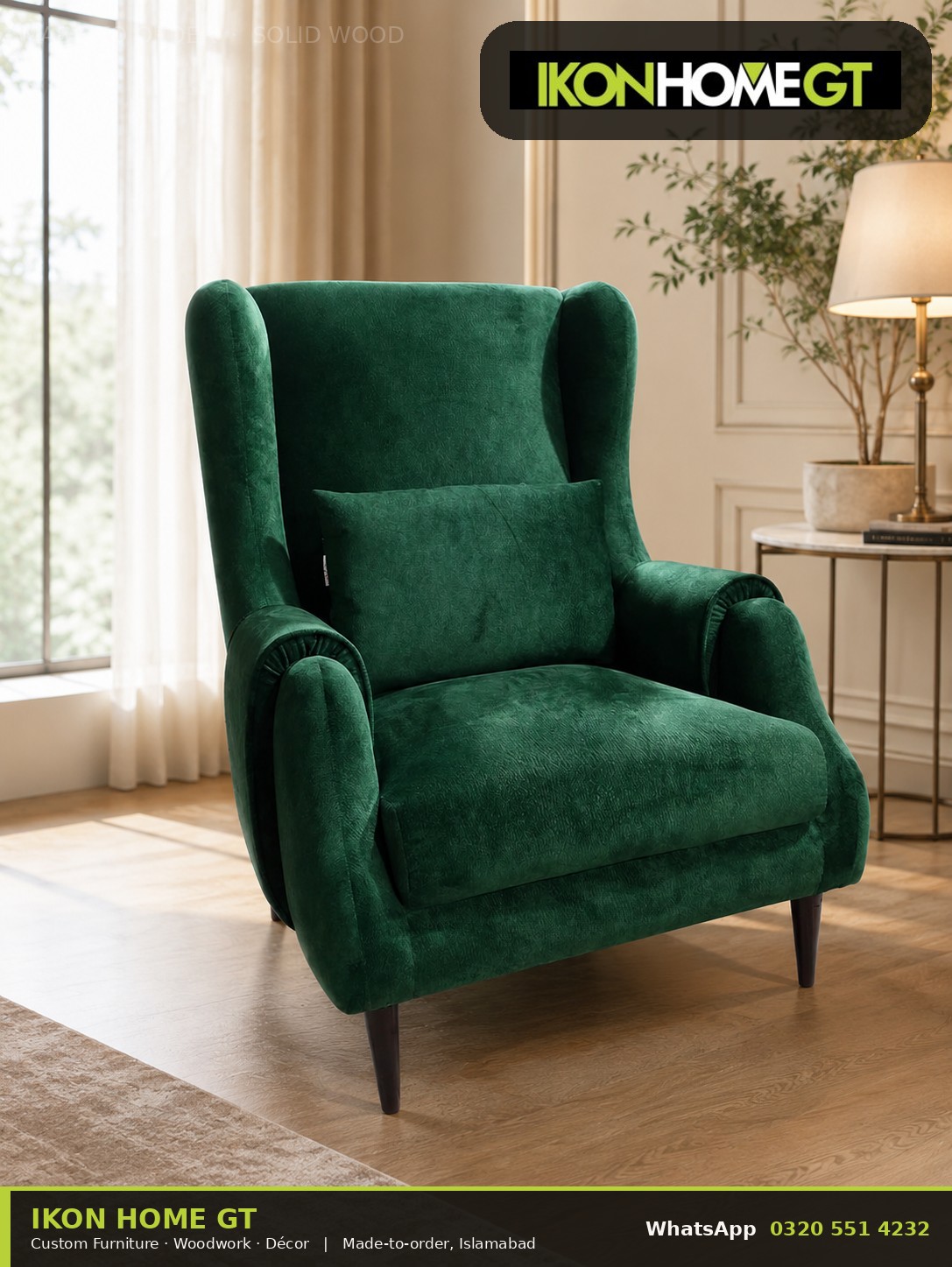 Windsor Wingback Chair