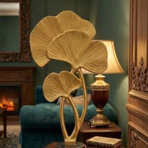 GINKGO TRIO Gold Leaf Sculpture